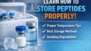 Learn how to store peptides properly